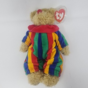 Ty Beanie Baby Attic Treasures Piccadilly Circus Clown Bear Vtg Pvc 1993 ☆Read☆