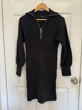 Mango Women's Zipper Neck Dress - US 4