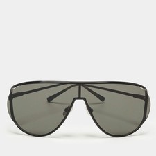 Salvatore Ferragamo Black SF323S Shield Sunglasses