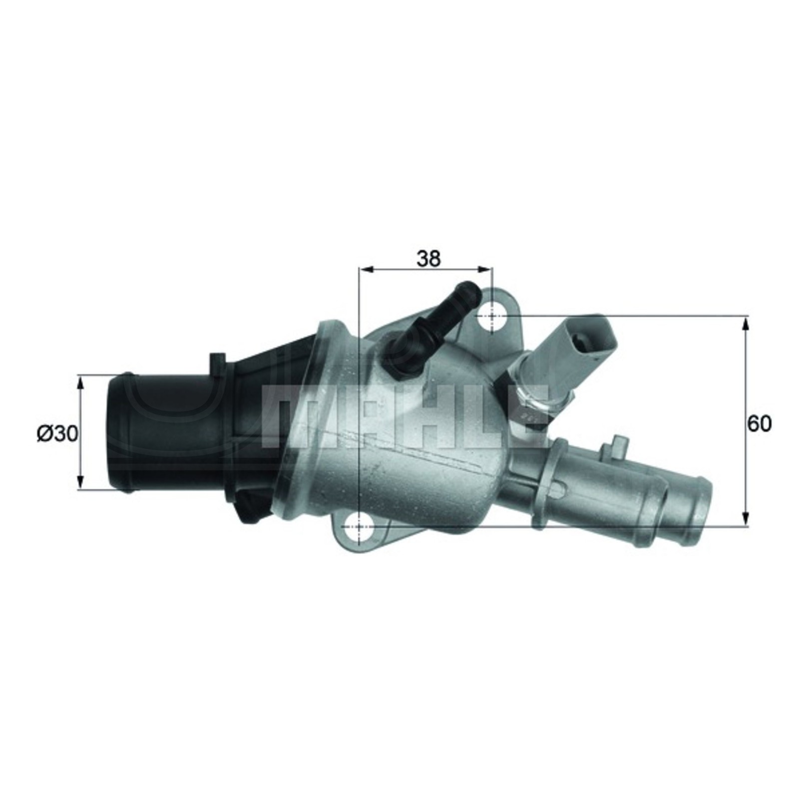 Integral Thermostat - MAHLE TI 156 88 - Quality MAHLE - Genuine UK Stock