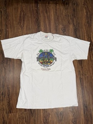 90s hard Party Cafe Puerto Plata Republica Dominicana T-Shirt Size XXL