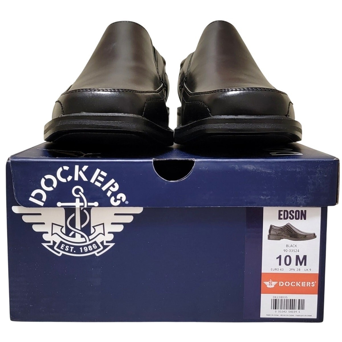 DOCKERS Edson Men US 10 Black Loafer Defect 19480 for sale  display picture 3