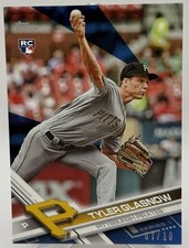 2017 Topps Series 1 Mini Tyler Glasnow Rookie #349 Blue /10