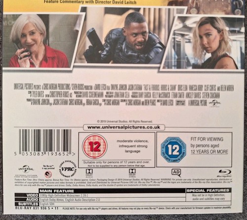 FAST & FURIOUS-HOBBS & SHAW. - Picture 3 of 4
