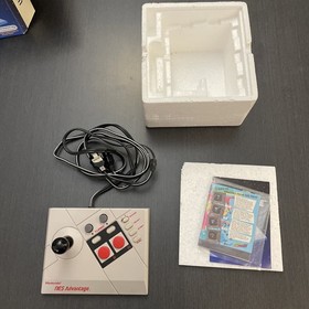 NES Action Set CIB & NES Advantage Joystick CIB Works Great & Cleaned See Pics