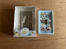 Light Switch Plate Baby Gund 58691 John Grossman Cute Animal Pattern Nursery