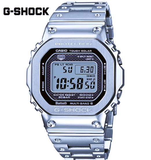 Casio GMW-B5000D-1JF G-Shock Bluetooth Watch Men's Silver JP model Casio GMW-B5000D-1JF G-Shock Bluetooth Watch Men's Silver JP model