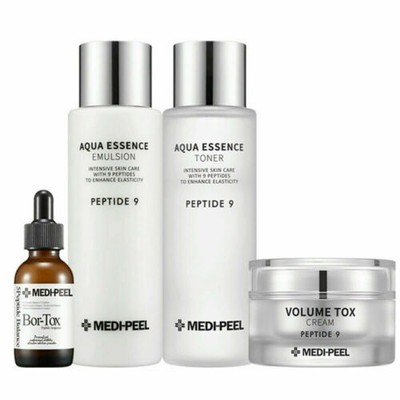 Medi-Peel Peptid9 4er SET Ampule Toner Emulsion Creme Anti-Aging K-Beauty