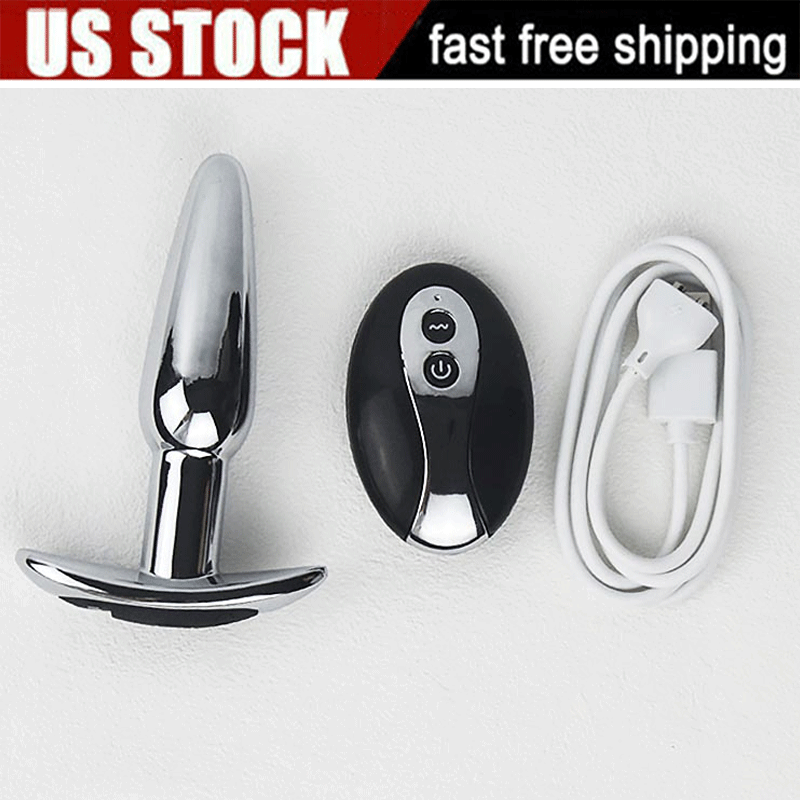 Vibrating Butt Plug Anal Plug Vibrator Dildo G-spot Prostate Massager Sex  Toy SM | eBay