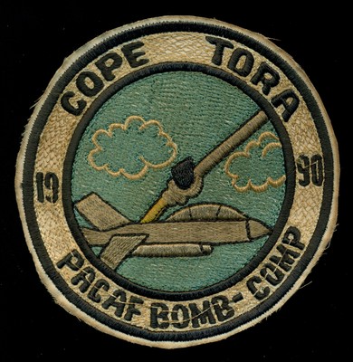 USAF 1990 Cope Tora PACAF Bomb Competion Patch S-20