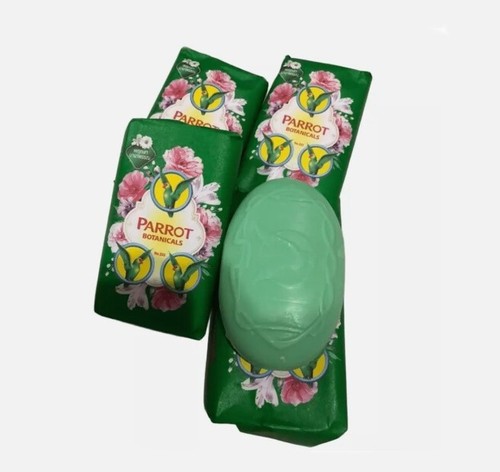 Parrot Bar Soap Botanical LongLasting Body Fragrance Thai Herbal SkinCare 4x105g - Picture 15 of 41