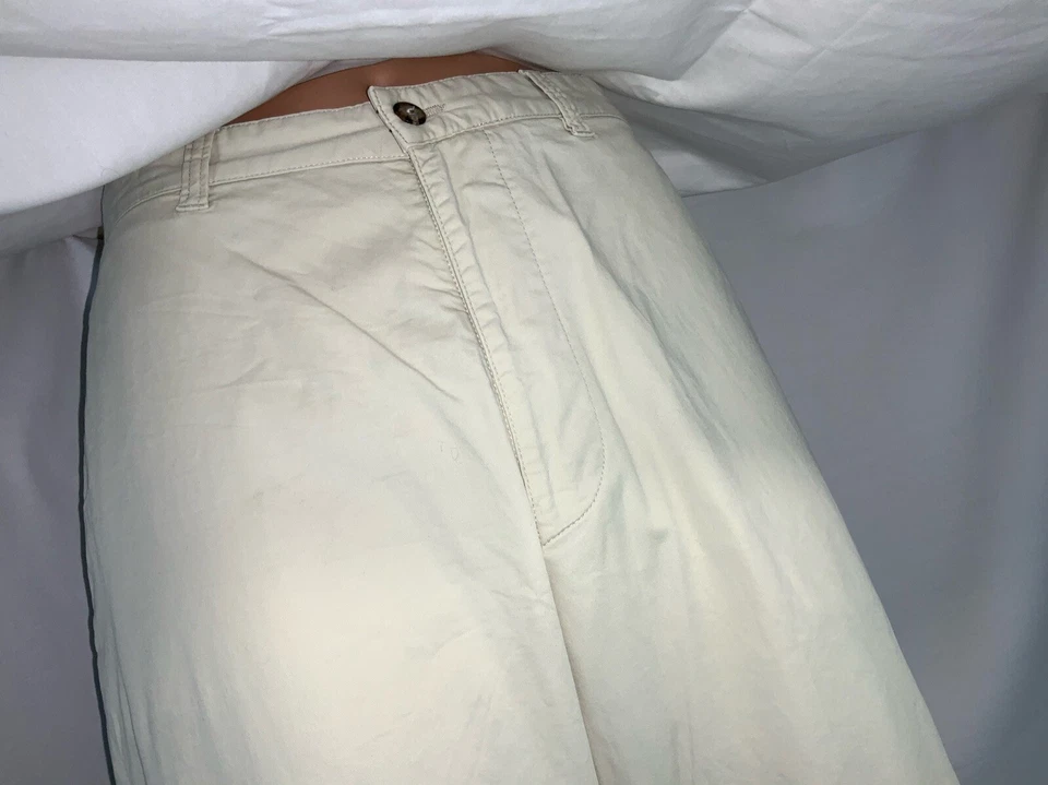 Pantalones de golf Hugo Boss 36x32 beige tostado 100 % algodón frente plano como nuevos YGI K0-508 Foto 3 de 4