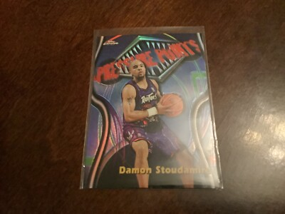 #ad 1998 Topps Chrome Seasons Best Pressure Points Damon Stoudamire REFRACTOR Mint $14.99