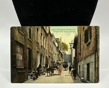 Little Champlain Street Breakneck Steps Quebec City QC Canada Horse Carriage
