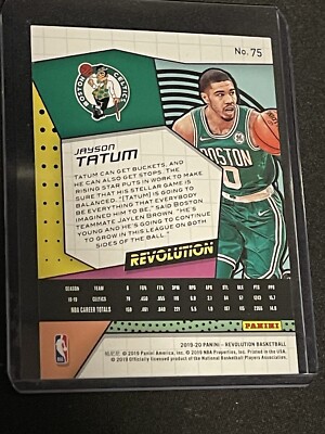 2019-20 Panini Revolution Jayson Tatum Base SP New! Celtics #75 | eBay