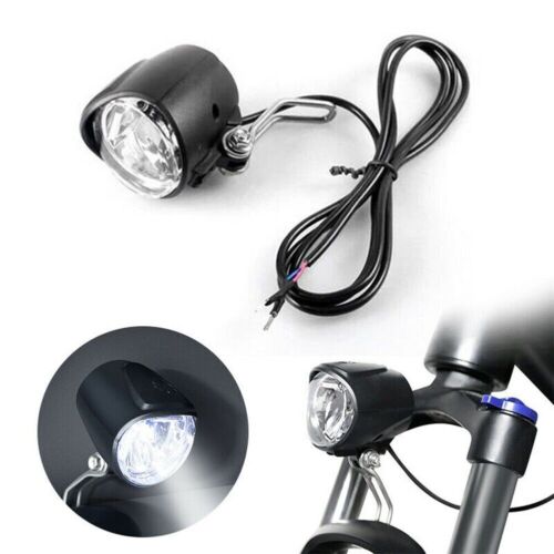 Headlight For Electric Bicycle Led Light E Bike Front Light Black - Picture 4 of 14