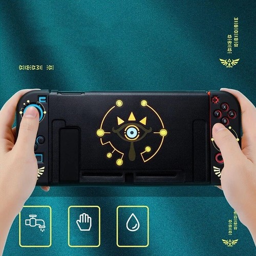 TPU Soft Cover Protective Case for Zelda Nintendo Switch NS Joy-Con Controller - Picture 2 of 7