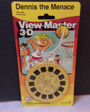 Vintage 1988 DENNIS THE MENACE View-Master 3-D Set of 3 Reels 1065 NOS Free Ship