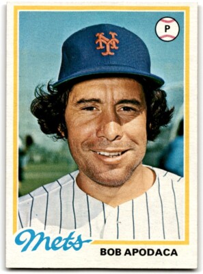 1978 Topps Bob Apodaca New York Mets #592