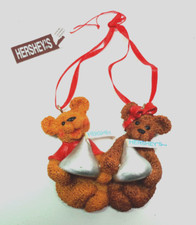 Kurt Adler Christmas Hershey's Ornament Bears  Hershey Kisses FAST SHIPPING