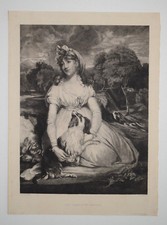 John Hoppner LADY CHARLOTTE GREVILLE Engraving JEANNIN Salmon 1893