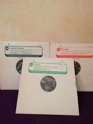 Brahms harmonia mundi 3er Set Vinyls ohne illustriertes Cover