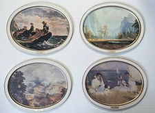  4 Vintage Sunshine Biscuit American Masters - Moran, Homer, Benson, Bierstadt