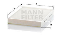 Mann-Filter CU 2842 Filter, Innenraumluft FÜR Audi Porsche VW