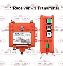 F21-2S 1Transmitters + 1Receiver Industrial Crane Wireless Remote Control NEW