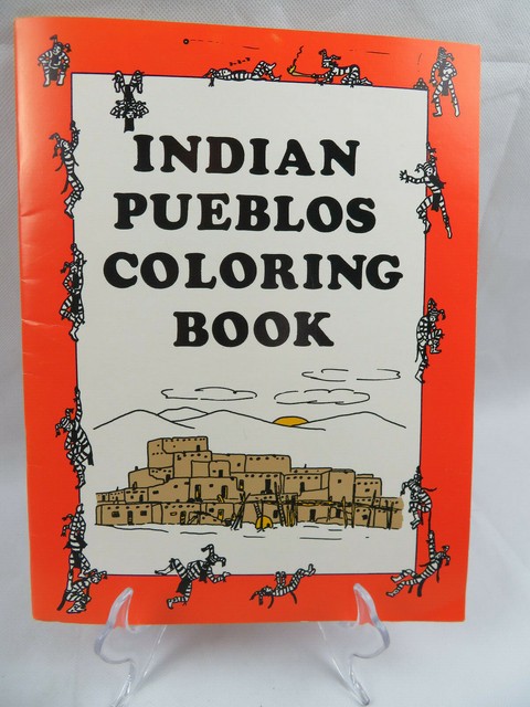 Indian Pueblo Coloring Book By Oscar T Branson 1984 Trade Paperback For Sale Online Ebay