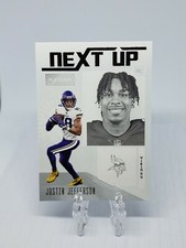 2020 Panini Playbook Football Justin Jefferson NEXT UP Insert RC #NU-14 Vikings