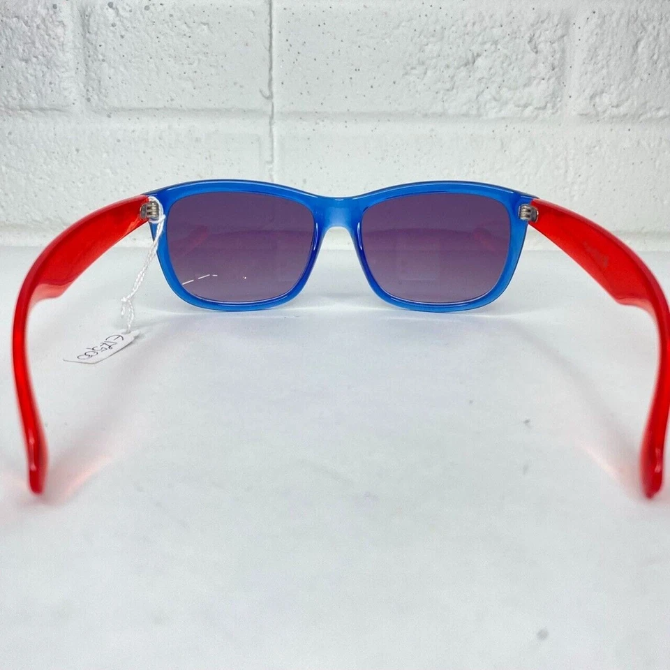 Gafas de sol vintage Playboy años 70 azul rojo PB00109-15 marco lente azul H1354 Foto 4 de 4