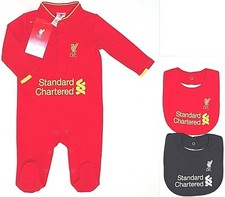 LIVERPOOL FC BABIES PRAM SLEEP - SUIT BABY GROW PLAY BODYSUIT LFC