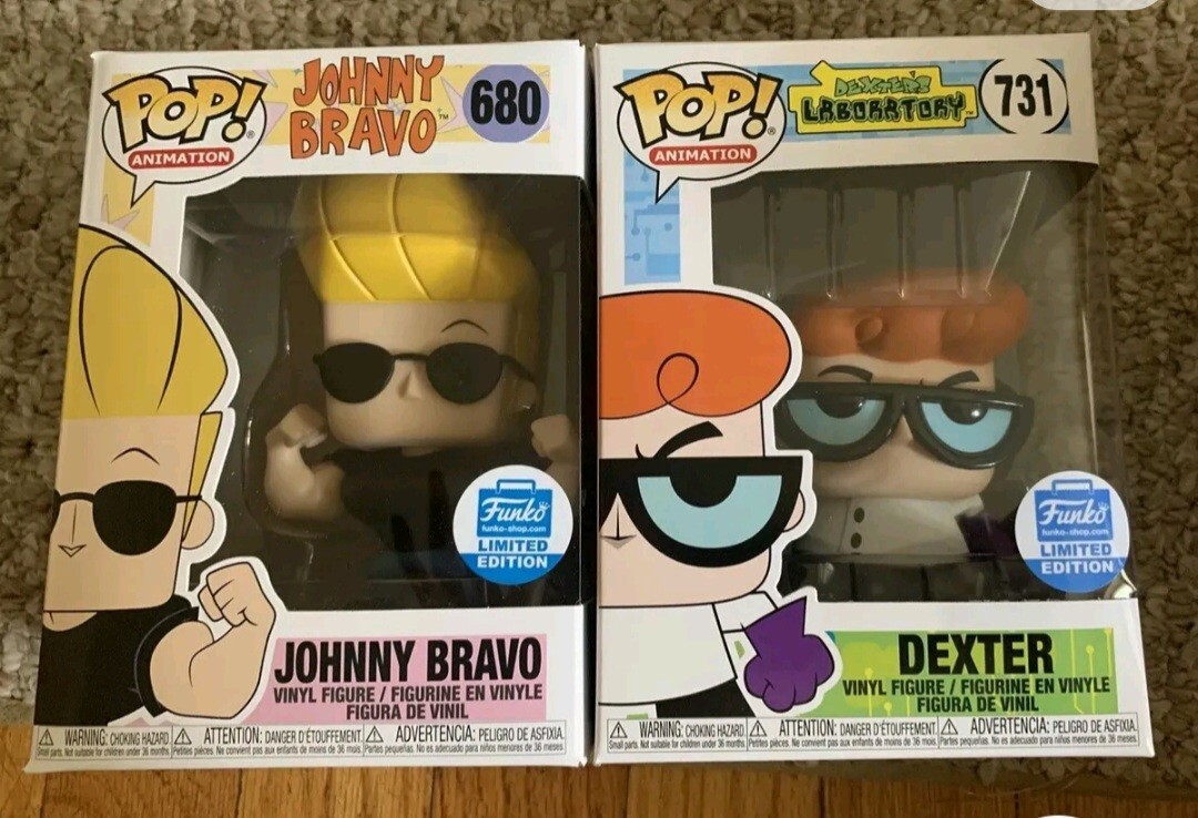 Funko pop Dexter and Johnny Bravo LIMITED FUNKO SHOP. COM | eBay