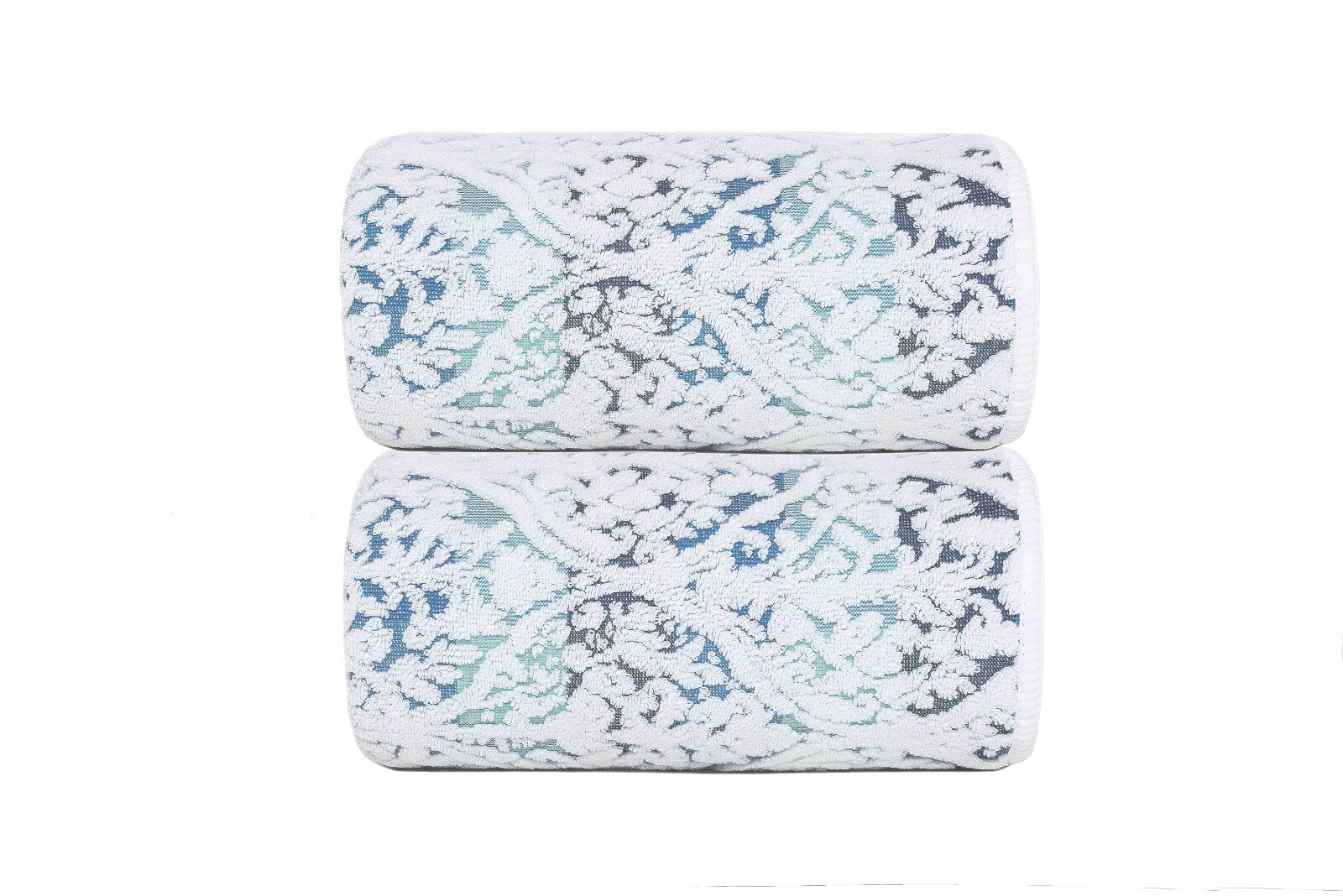 Firenze in Dark Blue Bath Sheets set of 2 by Graciozza Portugal luxury