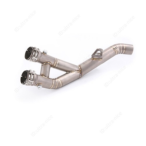 For Yamaha YZF R1 R1M 2015-2025 Exhaust Pipe 61mm Mid Link Pipe Titanium Alloy - Picture 7 of 9