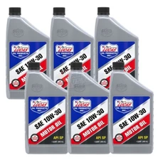 Lucas 10276 High Performance Conventional Engine Oil SAE 10W30 1 Quart Case of 6