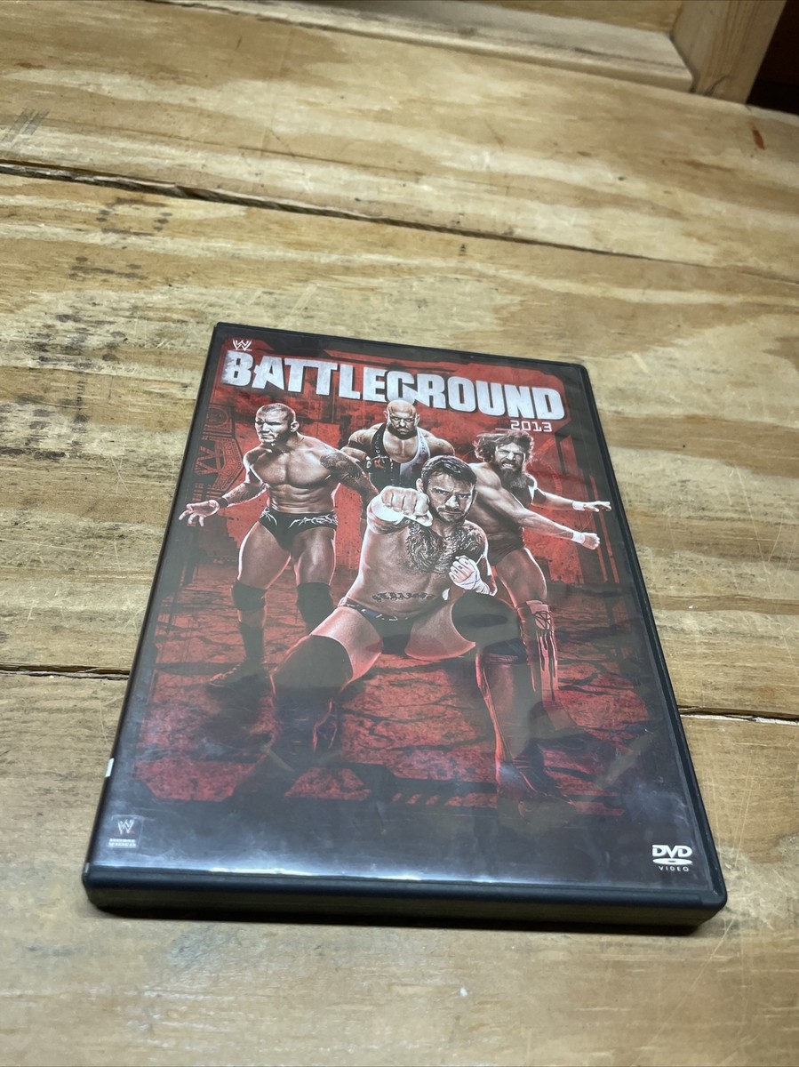 2 WWE: Battleground DVD's - 2013 & 2015 - Resurfaced Discs