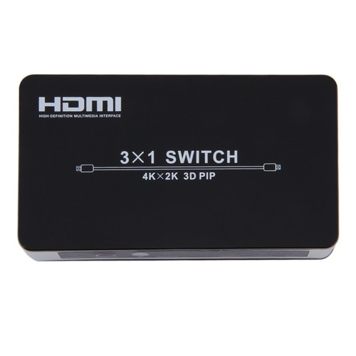 HD Digital 3 Port HDMI Switch 3X1 4K 2K 3D PIP Switcher HDCP 1.4 Video Converter - Picture 2 of 10
