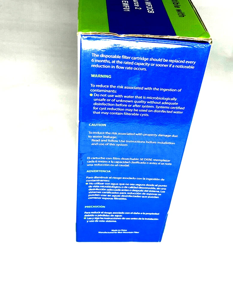 Filtro de agua para refrigerador Blue Mountain BMW-F2 NUEVO leer para compatibilidad 8F Foto 3 de 4