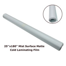 0.69x5Yards Mist Surface Matte Cold Laminating Film Glue Film Laminator Supply