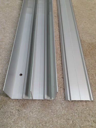 2 DOOR WARDROBE SLIDING DOOR SYSTEM KIT WITH SOFT CLOSE AND 3m TOP & BOTTOM RAIL - Picture 5 of 10