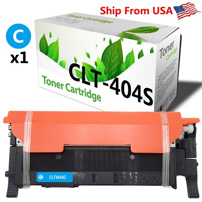 (1PK,Cyan) CLT-404S CLT404S Toner Cartridge for Xpress C430W C480 C480FW Printer