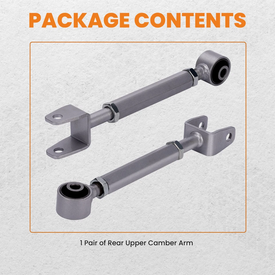 Par de brazos de control de inclinación ajustables superiores traseros para Dodge Journey 2009 y 2010 Foto 3 de 4