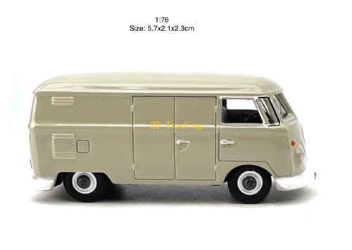 ZD 1:76 VW T1 Delivery Mini Van Camper Classic Model Diecast Metal Car BN - Picture 3 of 5