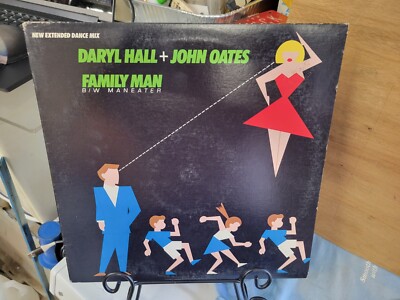 HALL & OATES FAMILY MAN / MANEATER RCA RECORDS PD 13508 VG+ ULTRASONIC CLEANED