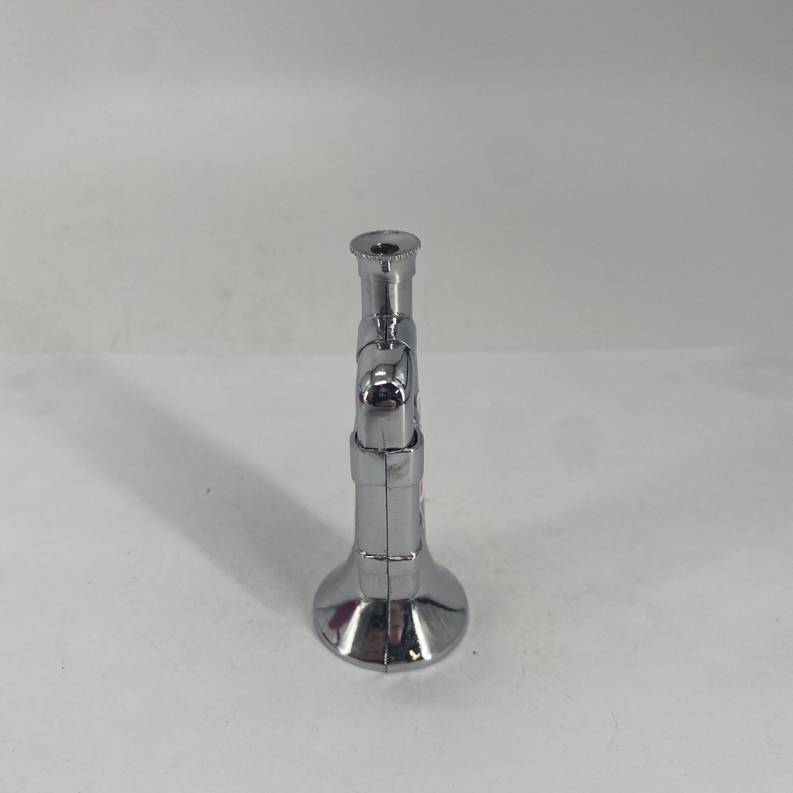 Unique Vintage Novelty Torch Lighter Metal Trumpet Shaped Butane 3.5