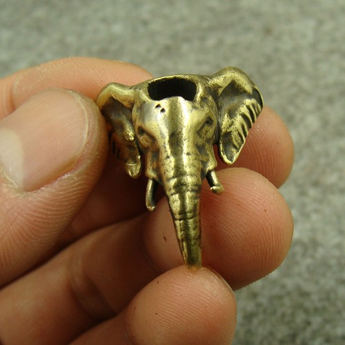 Brass "Animal Head" Paracord Beads Knife Lanyard Bead Zipper Pull Beads Pendant - Picture 29 of 89