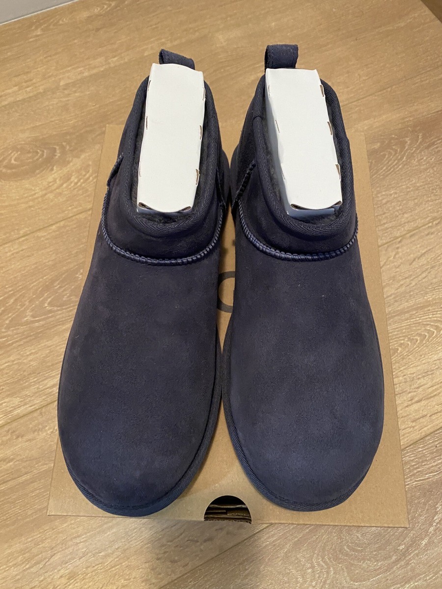 AUTHENTIC UGG CLASSIC ULTRA MINI BOOTS~EVE BLUE (NAVY)~US 5
