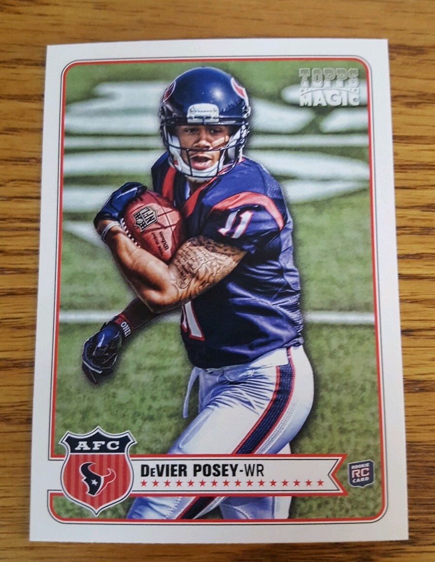 DeVier Posey RC 2012 Topps Magic Texans Card #69  *689*